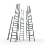 Ladder Ladders Indicates Vision Raise And Growing Stock Photo