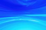 Horizontal Vibrant Blue Virtual Cloudscape Background Stock Photo