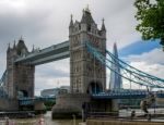 David Wayne Sculpture Girl With The Dolphin Next To Tower Bridge Stock Photo