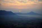 Sunrise At Phu Tok Stock Photo