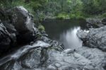 Cedar Creek Falls In Mount Tamborine Stock Photo