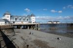 Cardiff Uk March 2014 - View Of Penarth Pier Stock Photo