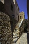 Beautiful Ancient Town Monemvasia Stock Photo