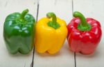 Fresh Bell Peppers Stock Photo