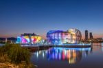 Seoul - August 3: Colorful Of Seoul Floating Island. It Is An Artificial Island Located In Han River. Photo Taken On August 3,2015 In Seoul, South Korea Stock Photo