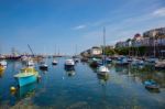 View Of Brixham Harbour Stock Photo