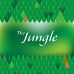 The Jungle Label Title Frame Stock Photo