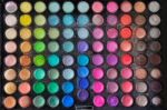 Colorful Eye Shadows Stock Photo