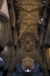 Interior View Of Salisbury Cathedral Stock Photo