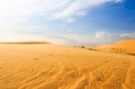 Wave On Desert At Mui Ne, South Vietnam Stock Photo