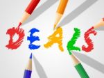 Kids Deals Indicates Sale Youngsters And Toddlers Stock Photo