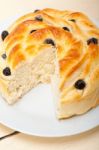 Blueberry Bread Cake Dessert Stock Photo