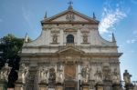 All Saints Parish Church In Krakow Stock Photo