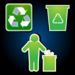 Recycle Icons Stock Photo