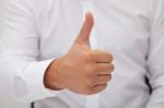 Man Gesturing Ok Sign Stock Photo