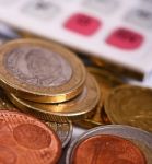 Euro Coins Stock Photo