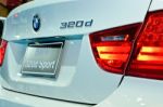 Rear Of Bmw 320d Sport Stock Photo