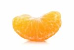 Tangerine Isolated On The White Background Stock Photo