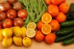 Fruits And Vegetables Stock Photo