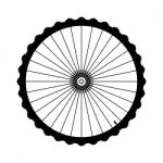 Bicycle Wheel  Illustration Stock Photo