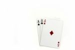 Playing Cards Background Stock Photo