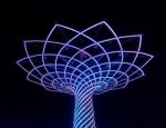 Tree Of Life At Expo In Milan Italy Stock Photo