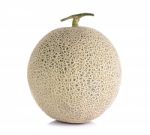 Melon Fruit Isolated On The White Background Stock Photo