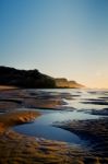 Beautiful Beach In Sagres Stock Photo