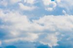 Beautiful Blue Sky With White Cloud Stock Photo