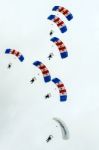 Raf Falcons Display Team Stock Photo