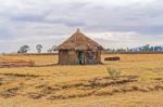 Landscape In Ethiopia Near Gebre Guracha Stock Photo