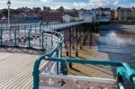 Cardiff Uk March 2014 - View Of Penarth Pier Stock Photo