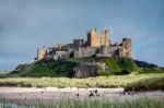 Bamburgh, Northumberland/uk - August 15 : Vew Of Bamburgh Castle Stock Photo