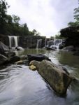 Tat Ton Waterfall At Chaiyaphum In Thailand Stock Photo