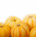 Fresh Yellow Pumpkin Stock Photo