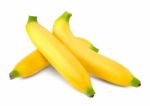 Banana Isolated On The White Background Stock Photo