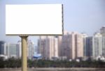 Blank Billboard Stock Photo