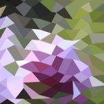 Pale Lavender Abstract Low Polygon Background Stock Photo