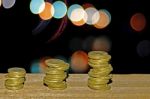 Coin Stack  Stock Photo