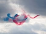 Red Arrows Display Team 50th Anniversary At Biggin Hill Airport Stock Photo