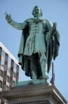 Monument To Jozsef Eotvos In Budapest Stock Photo