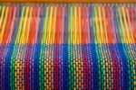 Comb Loom With Rainbow Colors And Diversity Flag Stock Photo