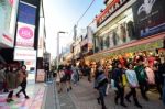 Tokyo - Nov 24 : People, Mostly Youngsters, Walk Through Takeshi Stock Photo