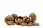 Bunch Of Walnuts Stock Photo