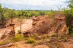 Pae Muang Pee Royal Park, A Natural Architecture At Phrae, Thail Stock Photo