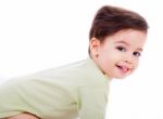 Caucasian Baby Smile Stock Photo