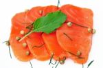 Salmon Sashimi Stock Photo