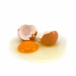 Broken Egg Stock Photo