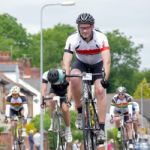 Cyclists Participating In The Velethon Cycling Event In Cardiff Stock Photo