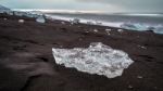 View Of Jokulsarlon Beach Stock Photo